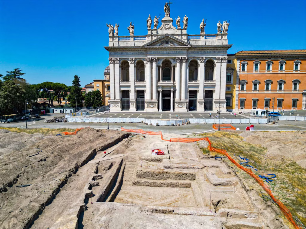 Sisa-sisa Kepausan kuno yang ditemukan di Roma (Kementerian Kebudayaan Italia)